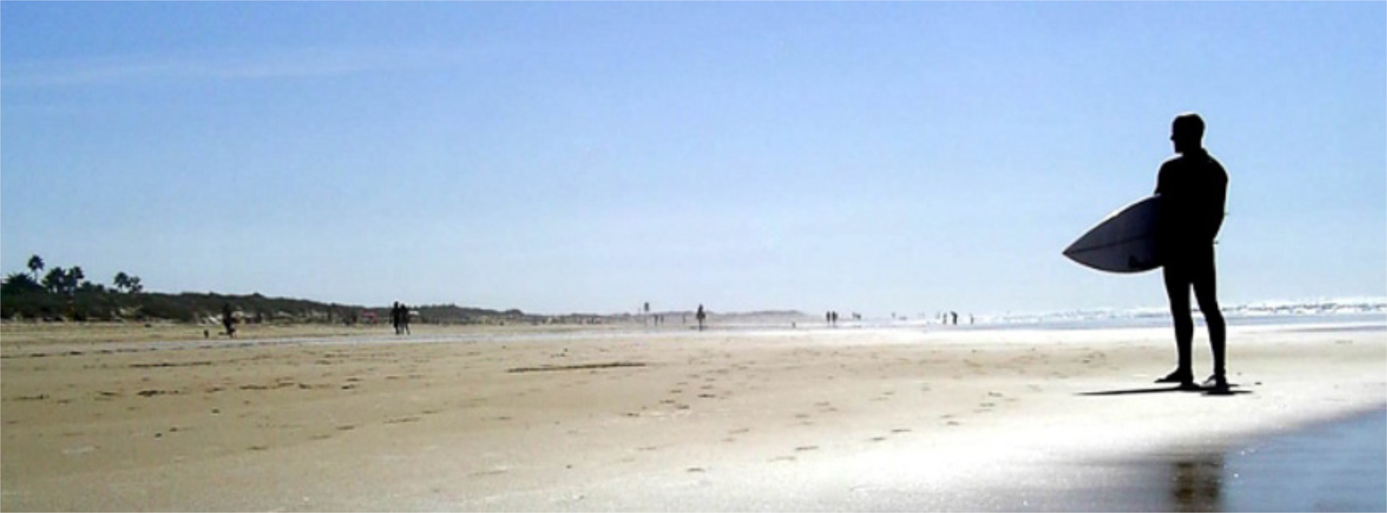 Surfer on a Conil Beach